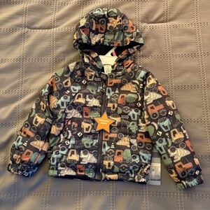 Kids Construction Print Jacket 2T